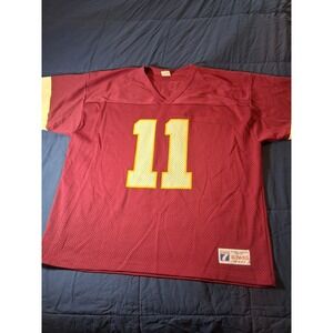 Vintage Logo 7 Washington Redskins 11 Mark Rypien Football Jersey Adult XL